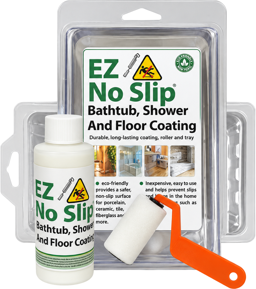 EZ No Slip bathtub, shower, and floor anti-slip coating kit.